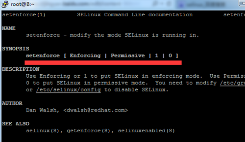 Linux中selinux安全子系统关闭方法