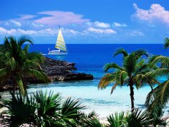 加勒比唯美热带海景屏保程序
