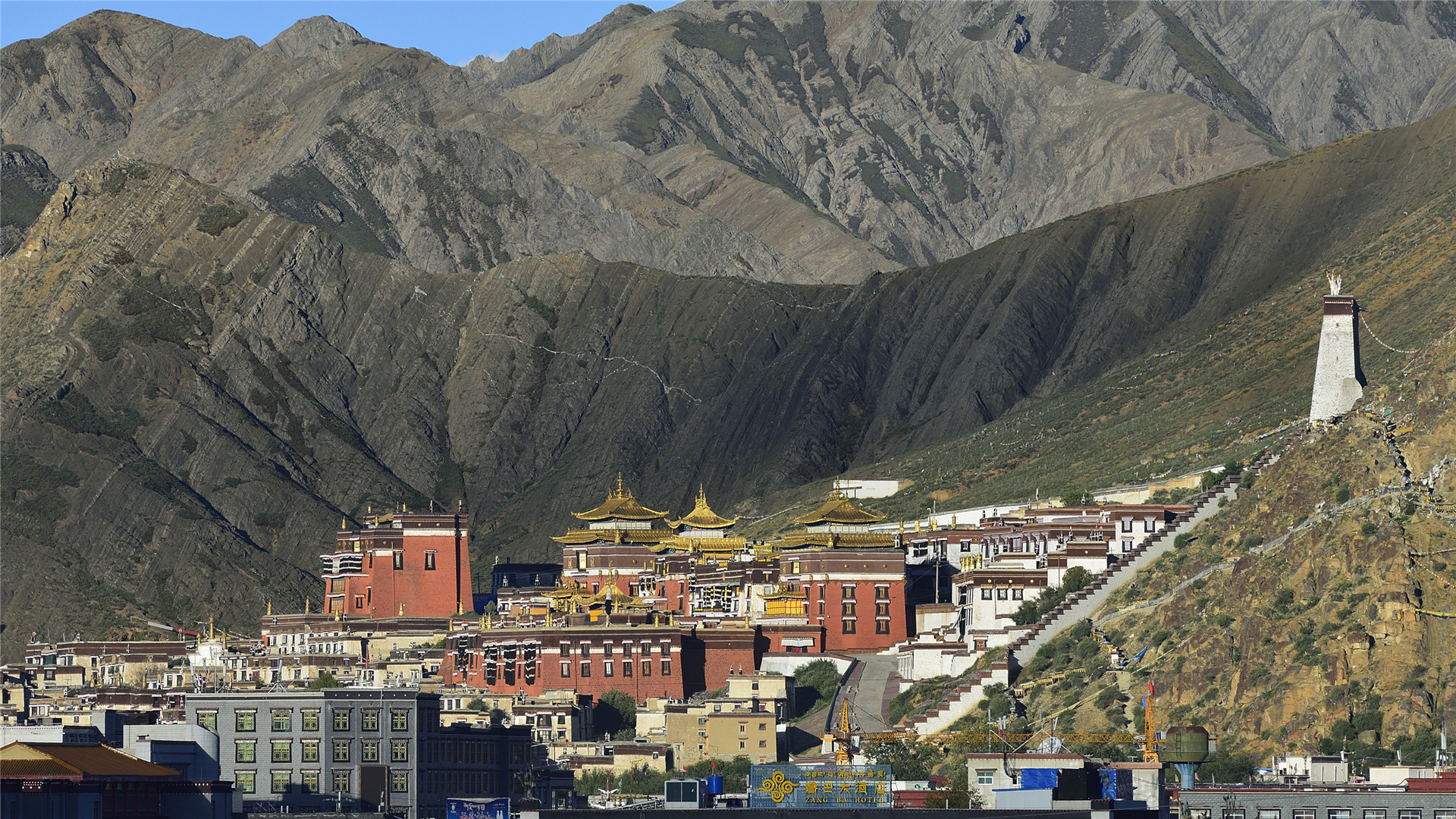 西藏雪域高原高清宽屏壁纸