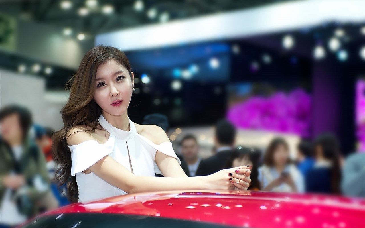 韩国气质车模美女图片电脑桌面壁纸