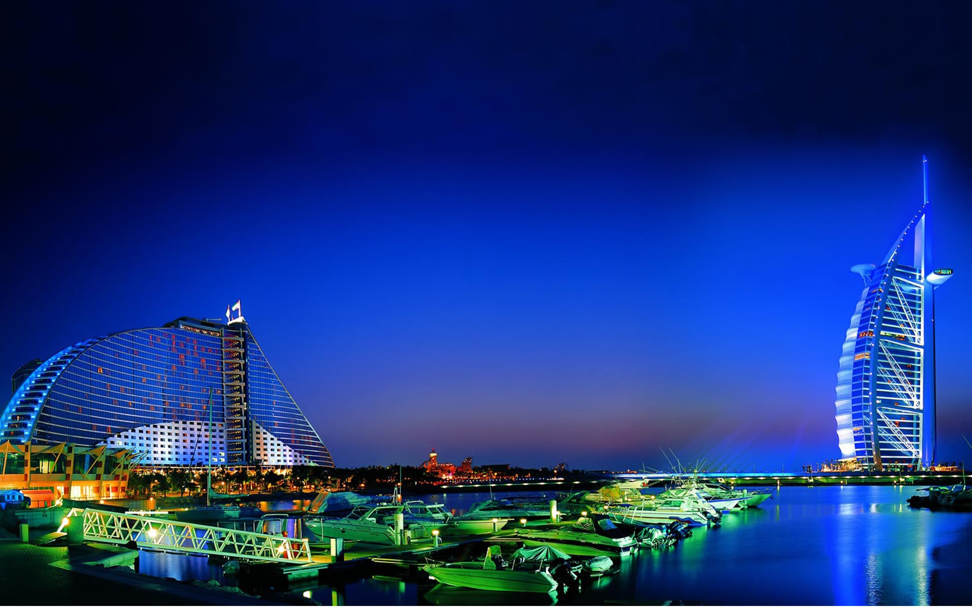 迪拜国际大都市风光电脑壁纸