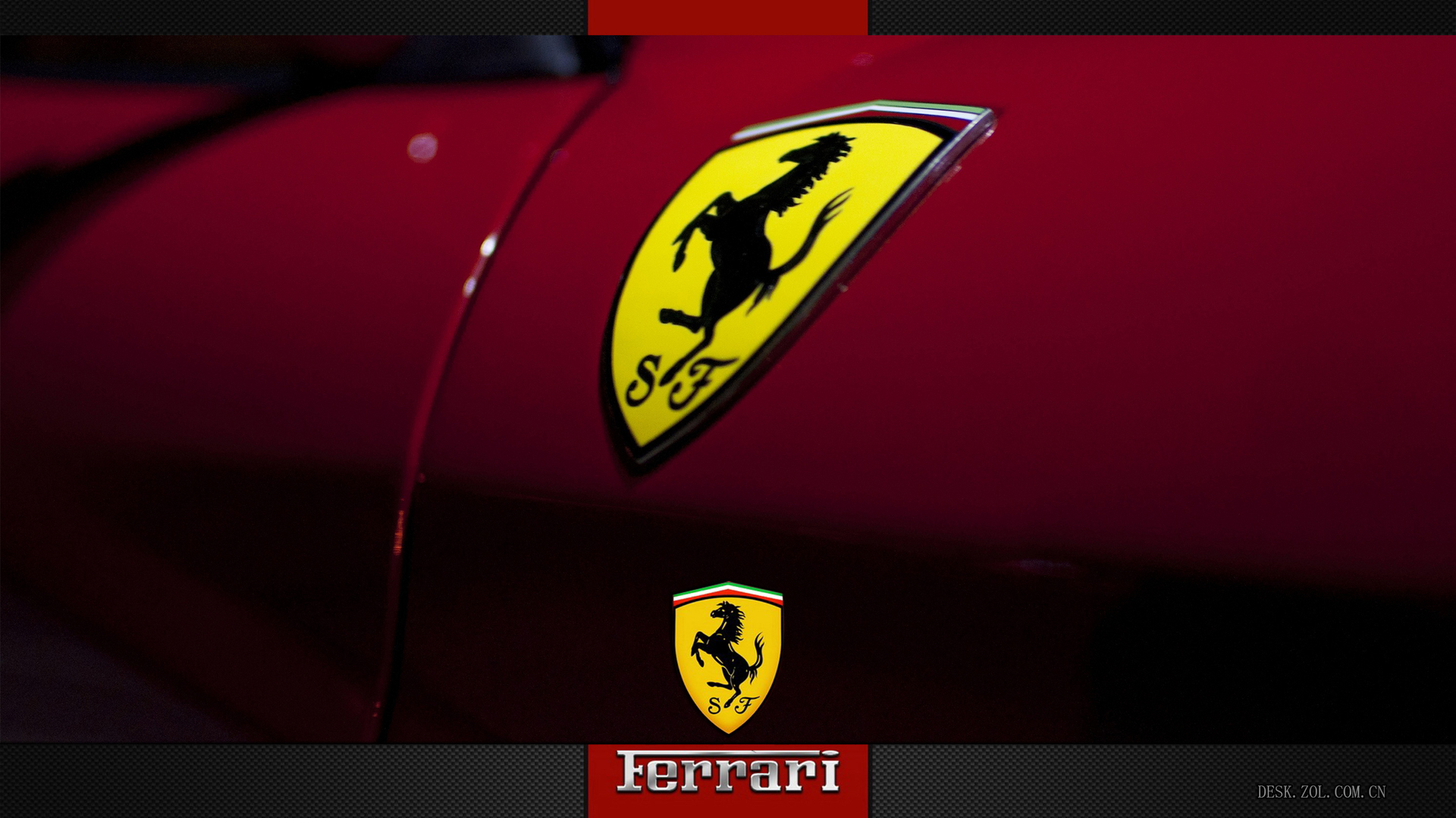 法拉利(Ferrari)高性能跑车酷炫电脑壁纸