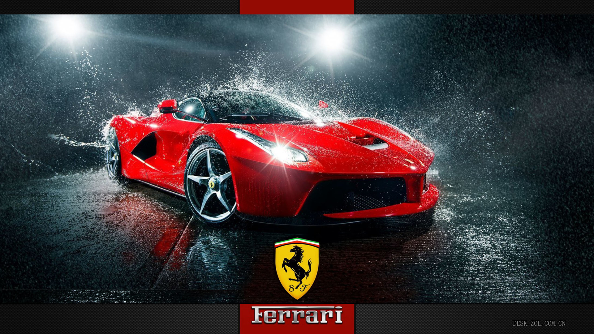 法拉利(Ferrari)高性能跑车酷炫电脑壁纸